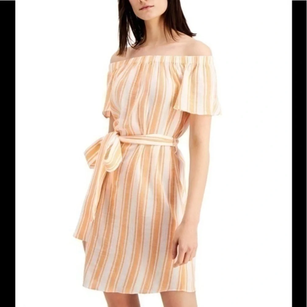 michael michael kors  striped off the shou…